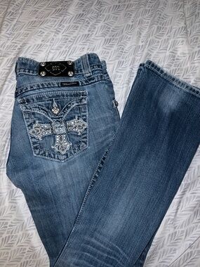 Y2K low rise miss me bootcut jeans 28